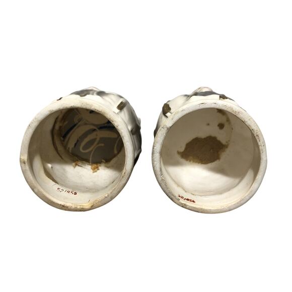 Vintage 1950s Anthropomorphic Cat Salt and Pepper Shakers Grey - Picture 5 of 8